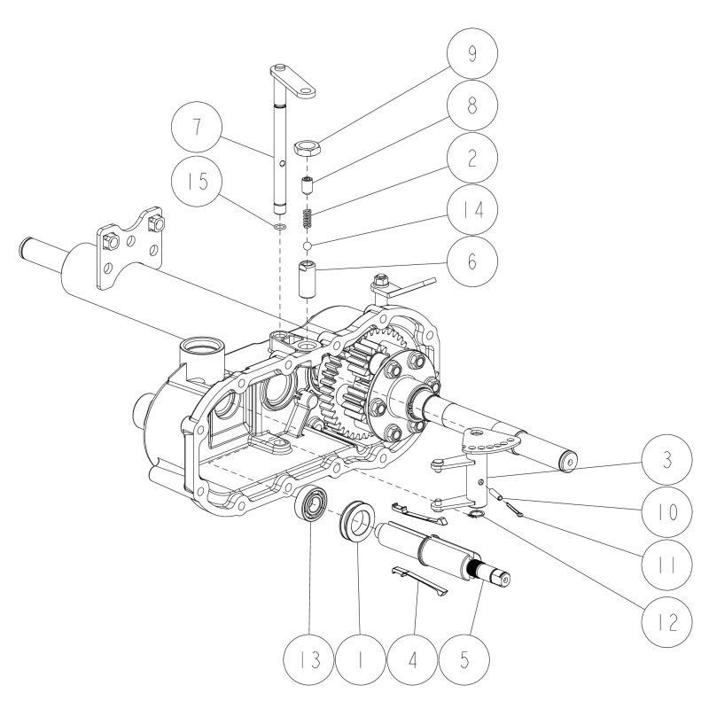 CMP O80-1490-110-00 ORIGINAL OREC Getriebegabelwelle