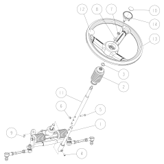Albero inferiore dello sterzo O80-1481-324-20 ORIGINALE OREC