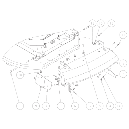 Volet latéral (avant gauche 88) O0284-51300 ORIGINAL OREC | NewgardenParts.com