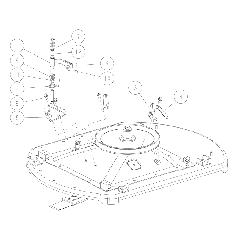 Support de frein pour couteau CMP (NEUF) O0207-52120 ORIGINAL OREC