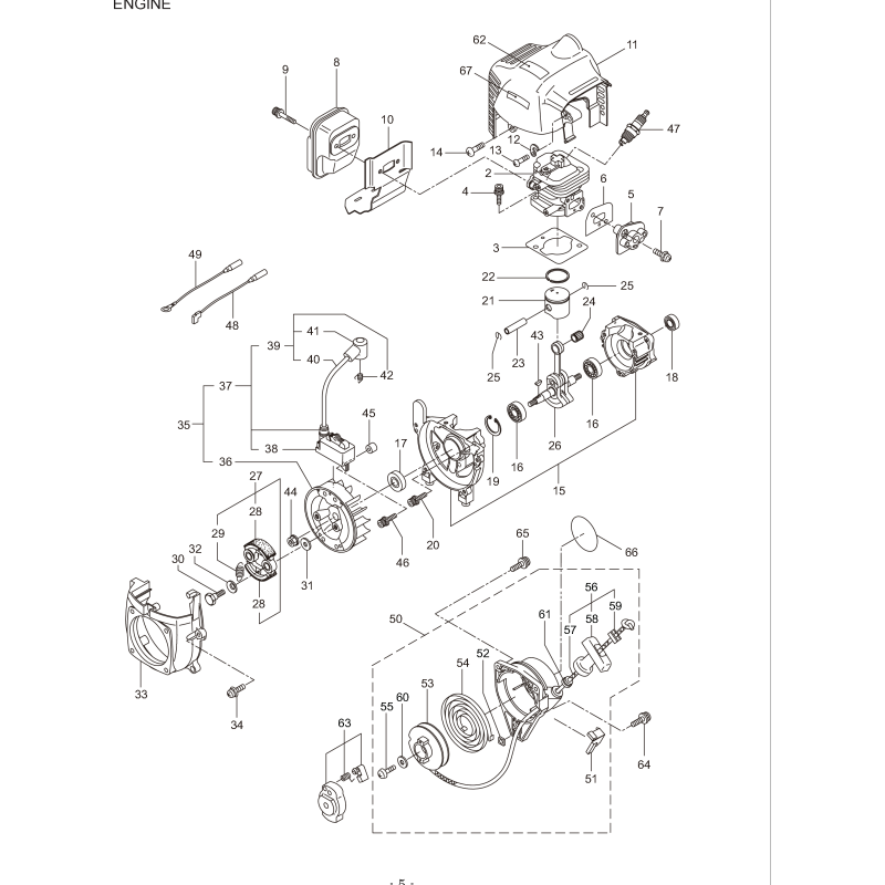 Bobina KR283722 ORIGINALE K-JAPAN