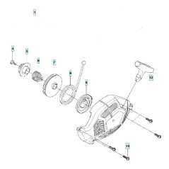 COMPLETE STARTER CRANKCASE 579309801 HUSQVARNA ORIGINAL | NewgardenParts.com