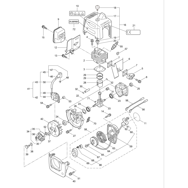 Groupe d'embrayage KR264503 ORIGINAL K-JAPAN