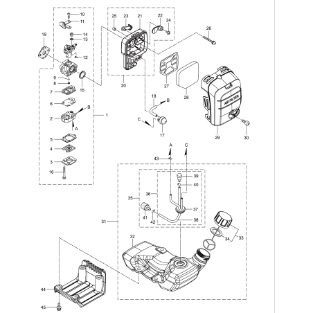 Caballete original K-JAPAN KR279674 | NewgardenParts.com