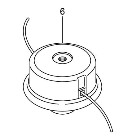Cabezal de nailon (L) 5 KR234860 ??????ORIGINAL K-JAPAN | NewgardenParts.com