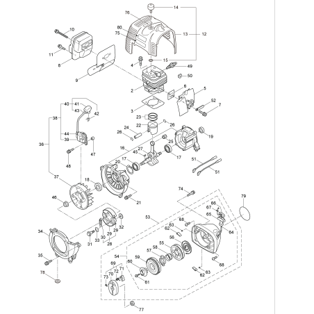 Cilindro KR283076 ORIGINAL K-JAPAN | NewgardenParts.com