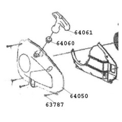 Boîtier de démarrage pour tronçonneuse compatible avec les modèles TH25