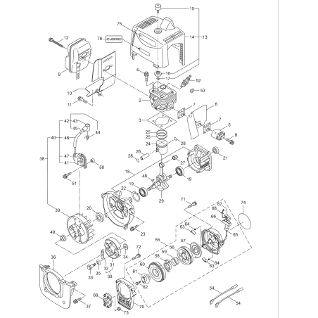 Cilindro KR281407 ORIGINAL K-JAPAN | NewgardenParts.com