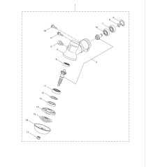 GearcaseAss'y KR234835 ORIGINALE K-JAPAN