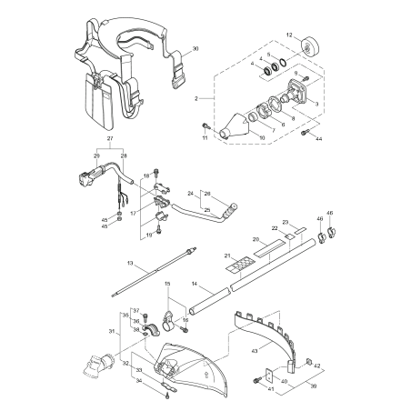 Original K-JAPAN KR236019 Gashebel | NewgardenParts.com