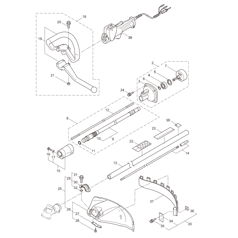 Throttle Lever Ass'y KR236641 ORIGINALE K-JAPAN