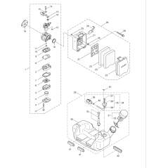 Réservoir de carburant complet KR268087 ORIGINAL K-JAPAN | NewgardenParts.com