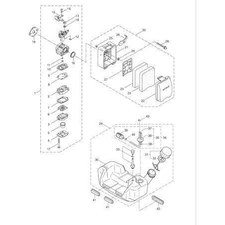 Réservoir de carburant complet KR268087 ORIGINAL K-JAPAN | NewgardenParts.com