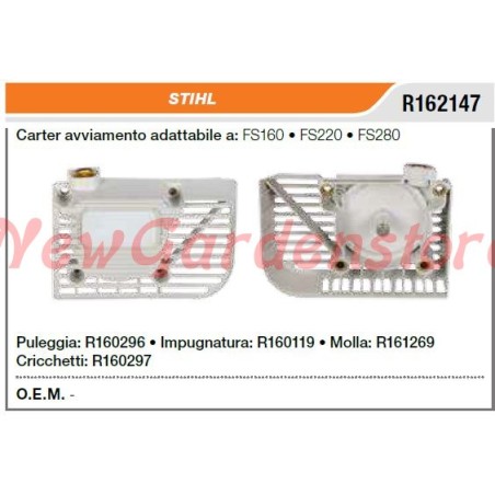 Carter Avviamento STIHL decespugliatore FS160 220 280 R162147 | NewgardenParts.com