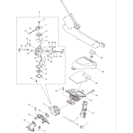 Vergaserbaugruppe KR289500 ORIGINAL K-JAPAN | NewgardenParts.com