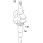 Albero motore rasaerba tagliaerba tosaerba rasaerba BRIGGS & STRATTON 790277