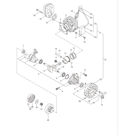 Cilindro KR279300 ORIGINAL K-JAPAN | NewgardenParts.com
