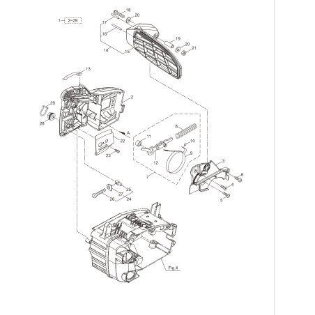 Ensemble carter de chaîne KR247627 ORIGINAL K-JAPAN | NewgardenParts.com