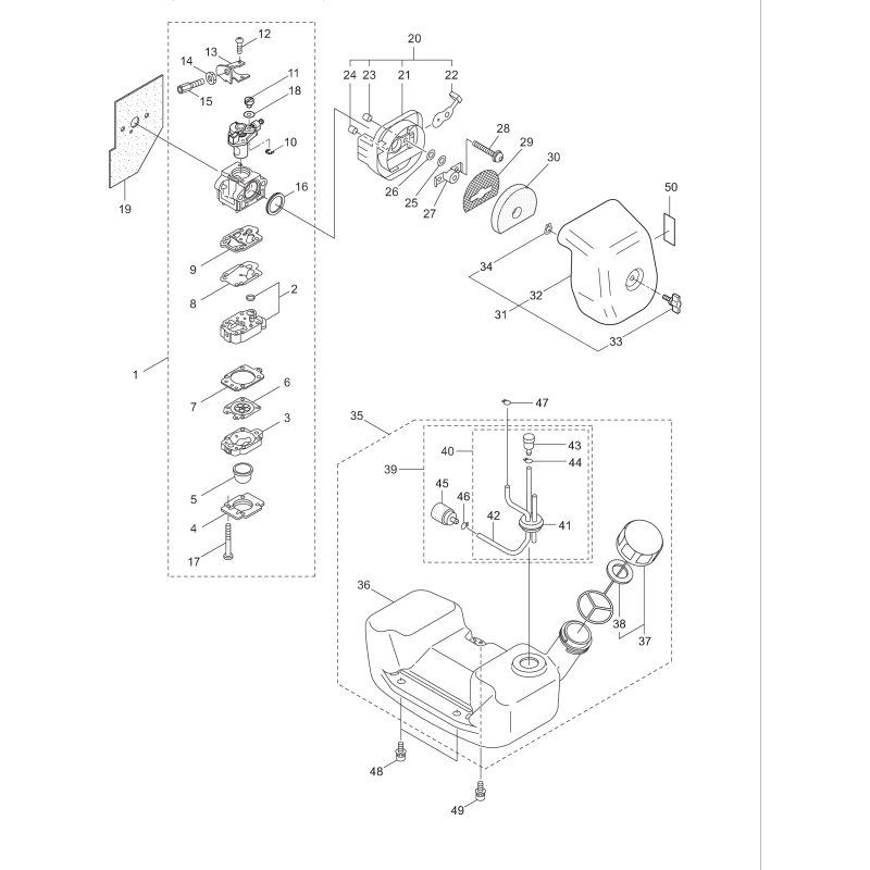 Conjunto de tubería de combustible KR282539 ORIGINAL K-JAPAN