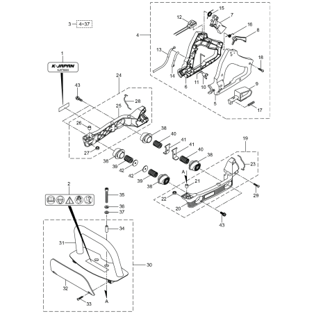 Cable del acelerador K-JAPAN ORIGINAL KR425689 | NewgardenParts.com