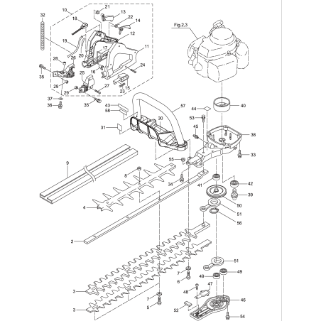 Front Handle Ass'y KR247382 ORIGINAL K-JAPAN | NewgardenParts.com