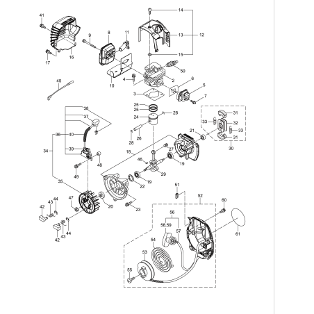 Ensemble de démarreur KR278207 ORIGINAL K-JAPAN | NewgardenParts.com