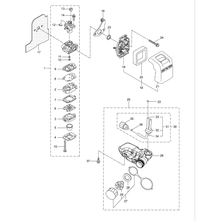 Conjunto de tanque de combustible KR278209 ORIGINAL K-JAPAN | NewgardenParts.com
