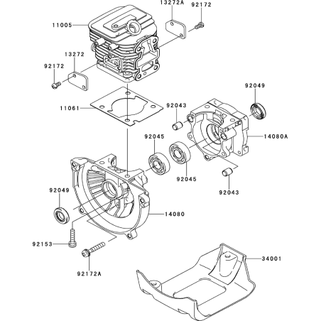CILINDRO-MOTOR KW11005-0615 ORIGINAL K-JAPAN | NewgardenParts.com