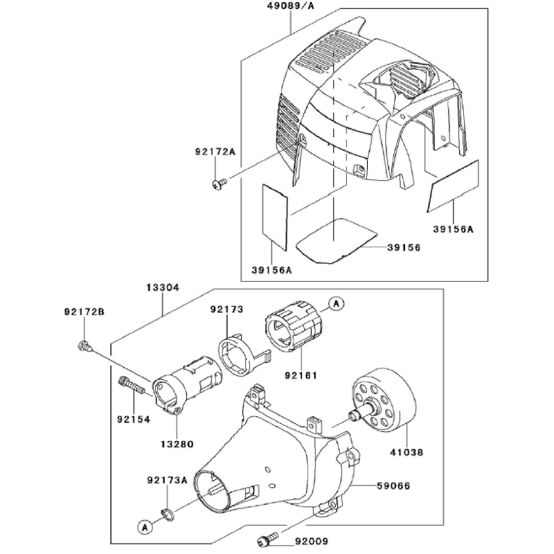 Motorhaube KW49089-0766 Original K-Japan