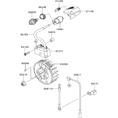 LLAVE KW92038-2106 ORIGINAL K-JAPAN