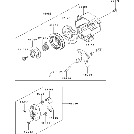 SPRING, RINCELLO KW92145-2128 ORIGINAL K-JAPAN | NewgardenParts.com