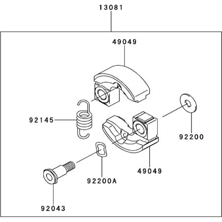 Ressort KW92145-2205 Original K-Japan | NewgardenParts.com