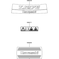 ORIGINAL K-JAPAN BRAND LABEL KW56080-2498 | NewgardenParts.com