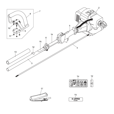 Ensemble de tuyau KR425399 ORIGINAL K-JAPAN | NewgardenParts.com