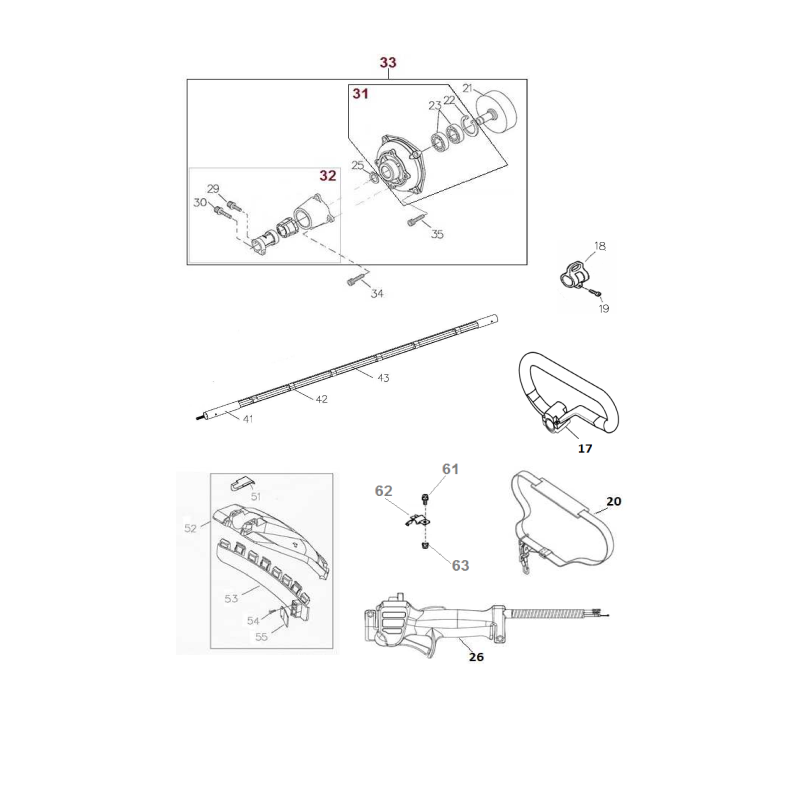 THROTTLE CONTROL RING D.26 DK4000L BETA BELL GROUP BETA AGRG29 ORIGINAL MGF