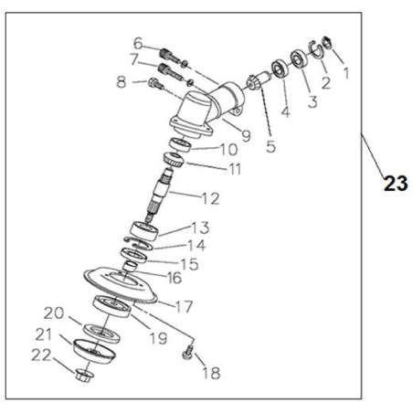 Tête MGF AGR2834000 d'origine | NewgardenParts.com