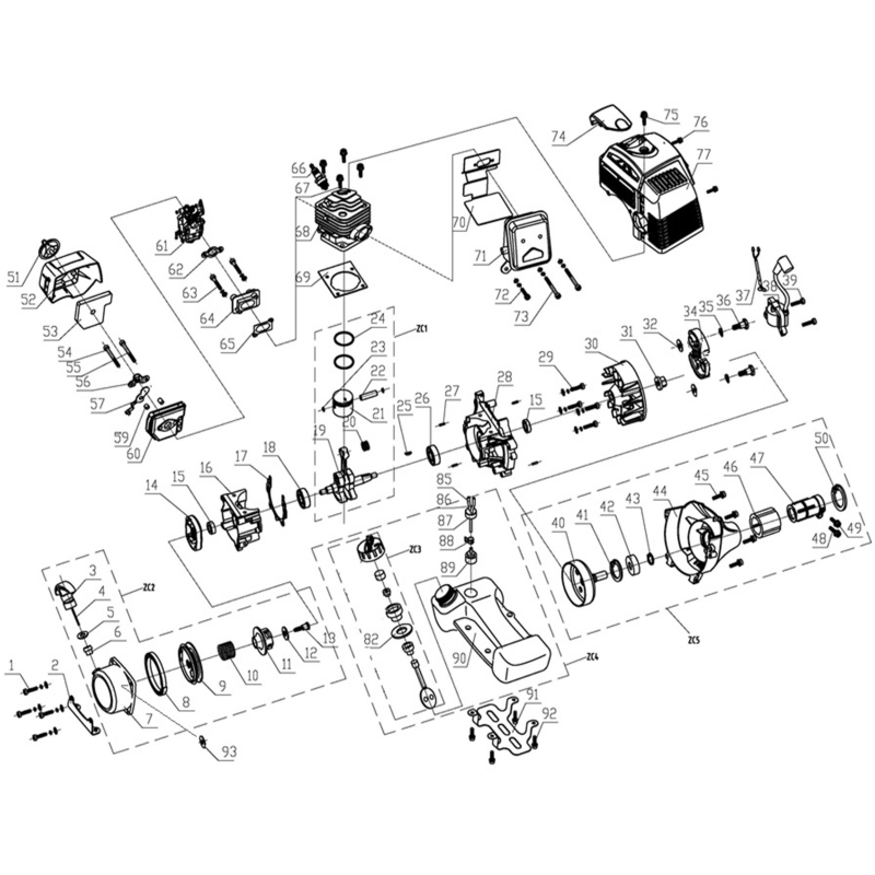 Chokehebel* . NB320L AGR323-24006 ORIGINAL MGF