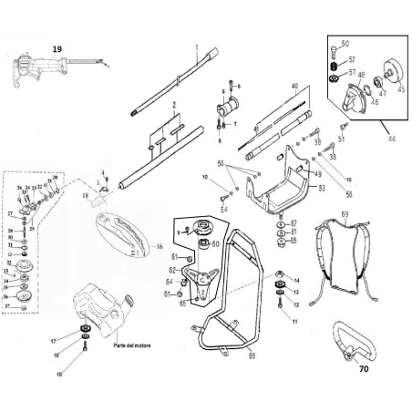 Tubo externo original MGF AGR50K1010 | NewgardenParts.com