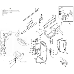 ORIGINAL MGF AGR50K1340 shock absorber