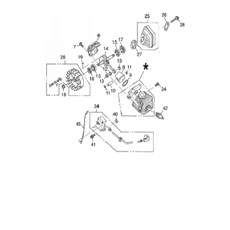 Spinotto pistone AGR2501035 ORIGINALE MGF