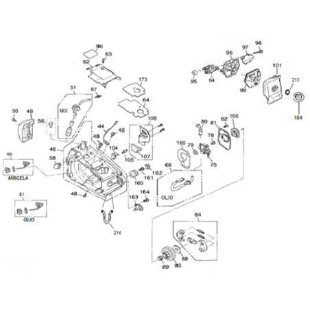Clutch bell 3/8'' AGR2501225 ORIGINAL MGF | NewgardenParts.com