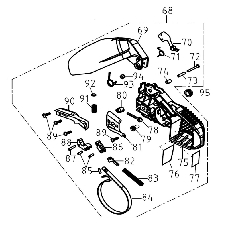 Protège-chaîne AGR2640790 ORIGINAL MGF