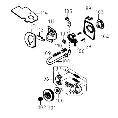 Clutch bell 1/4" AGR2641000 ORIGINAL MGF | NewgardenParts.com