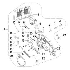 Kettenschutz AGR4100130 ORIGINAL MGF