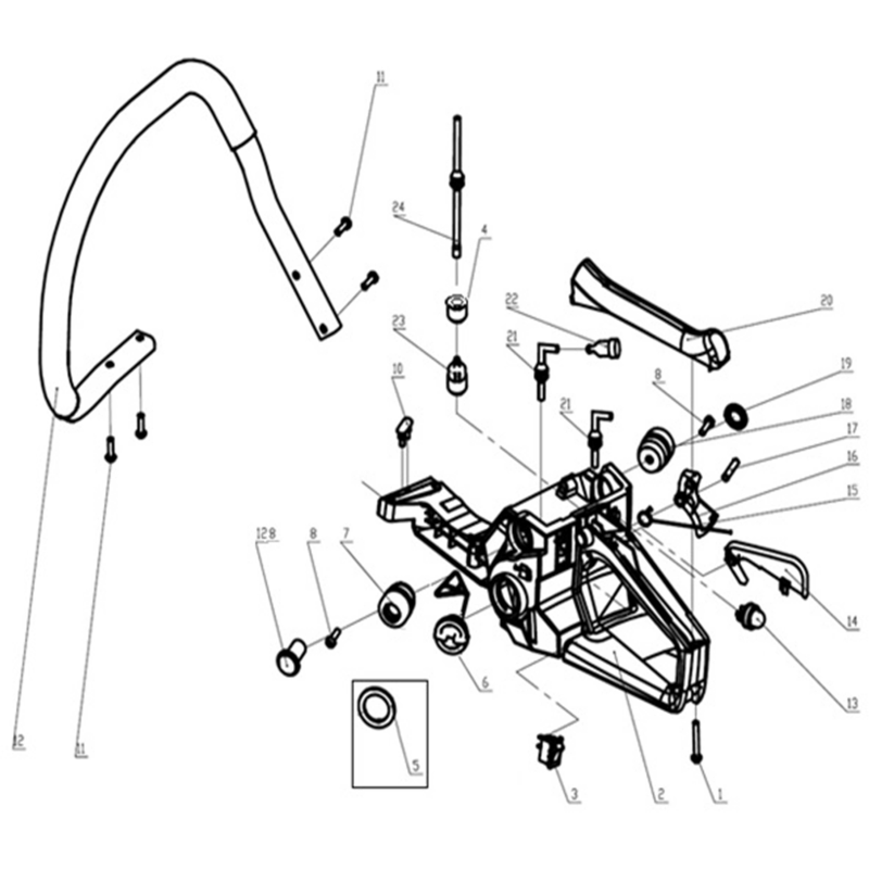Asa trasera AGR4613800 ORIGINAL MGF
