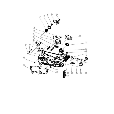 Right engine crankcase AGR4611056 ORIGINAL MGF | NewgardenParts.com