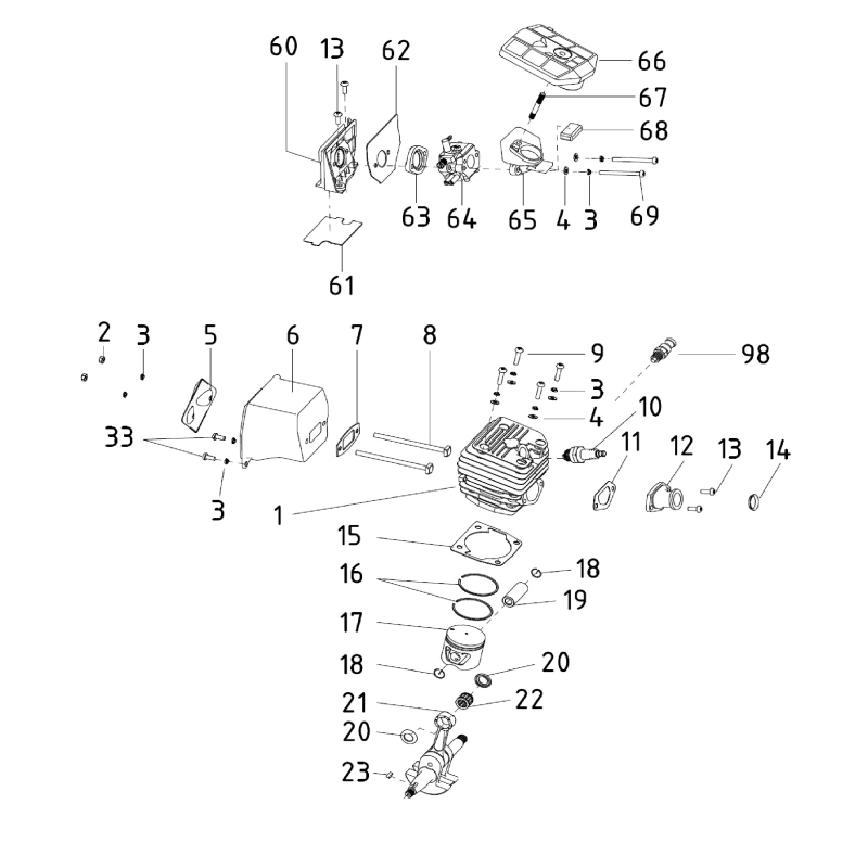 Segment de piston AGR5000710 ORIGINAL MGF
