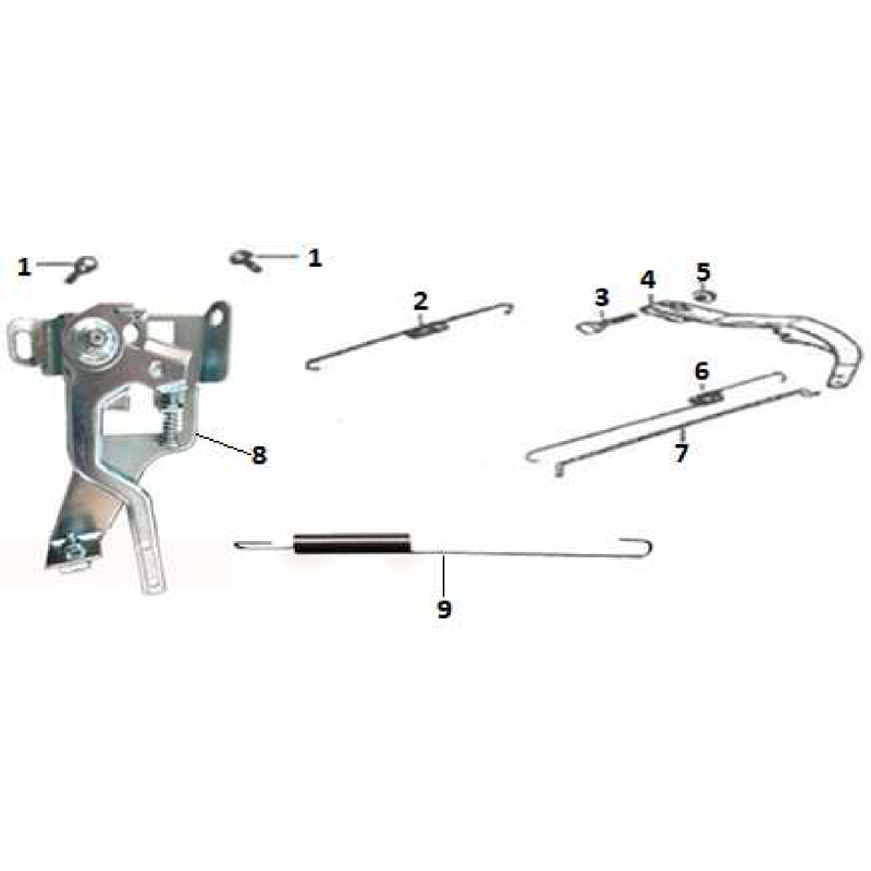MGF AGR8210350 ORIGINAL Accelerator Return Spring