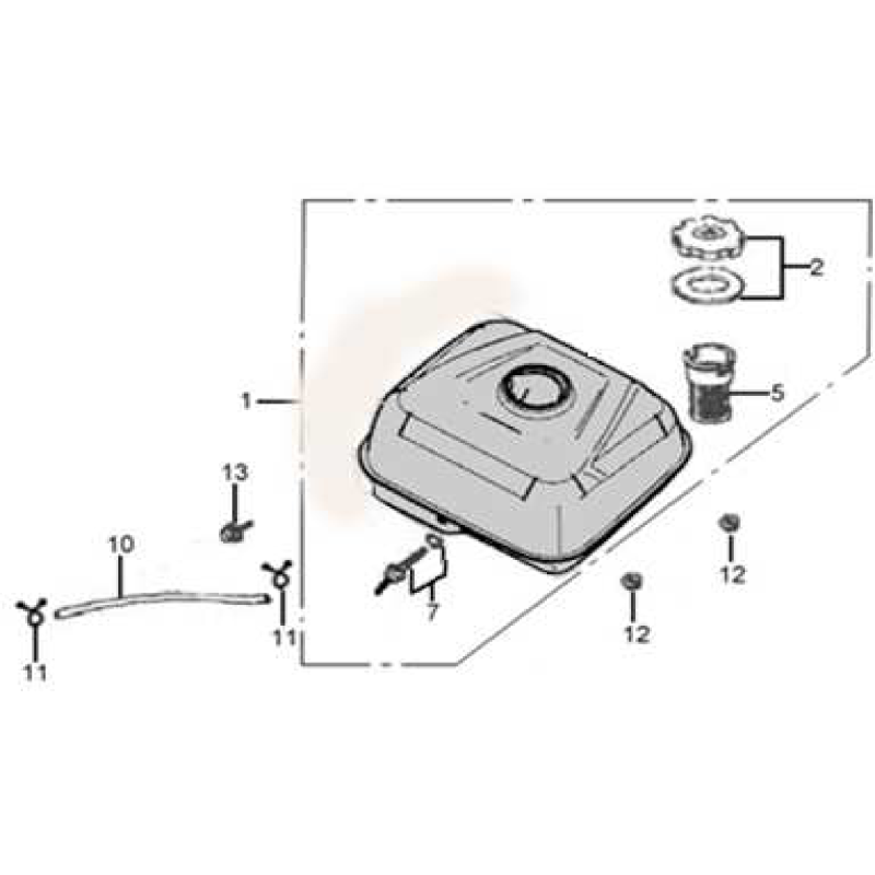 Tapón del depósito de combustible AGR8210750 ORIGINAL MGF