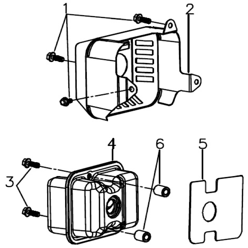 Cache-silencieux AGR8205130 ORIGINAL MGF